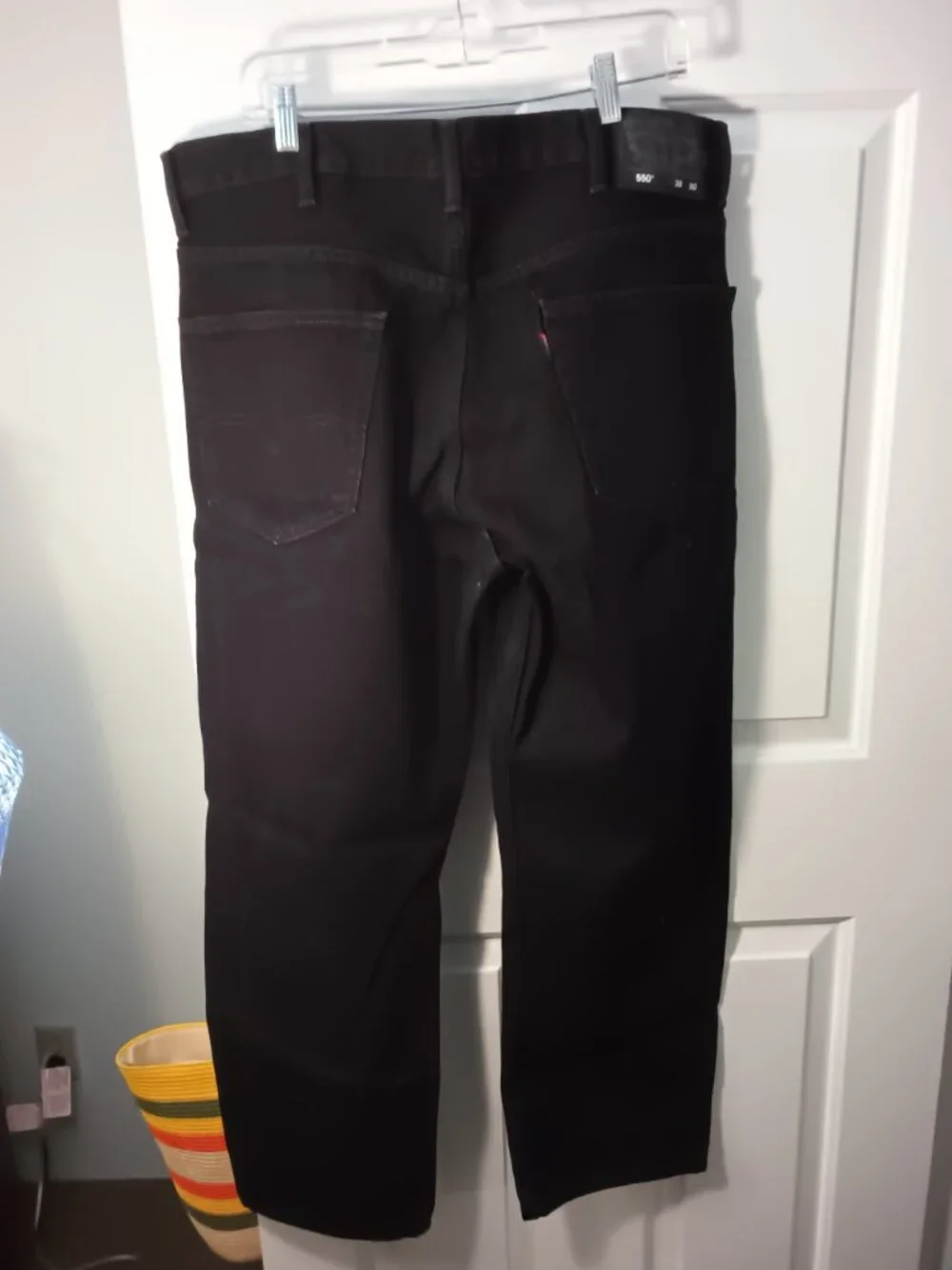 Mens Levi's Black Relaxed Jeans